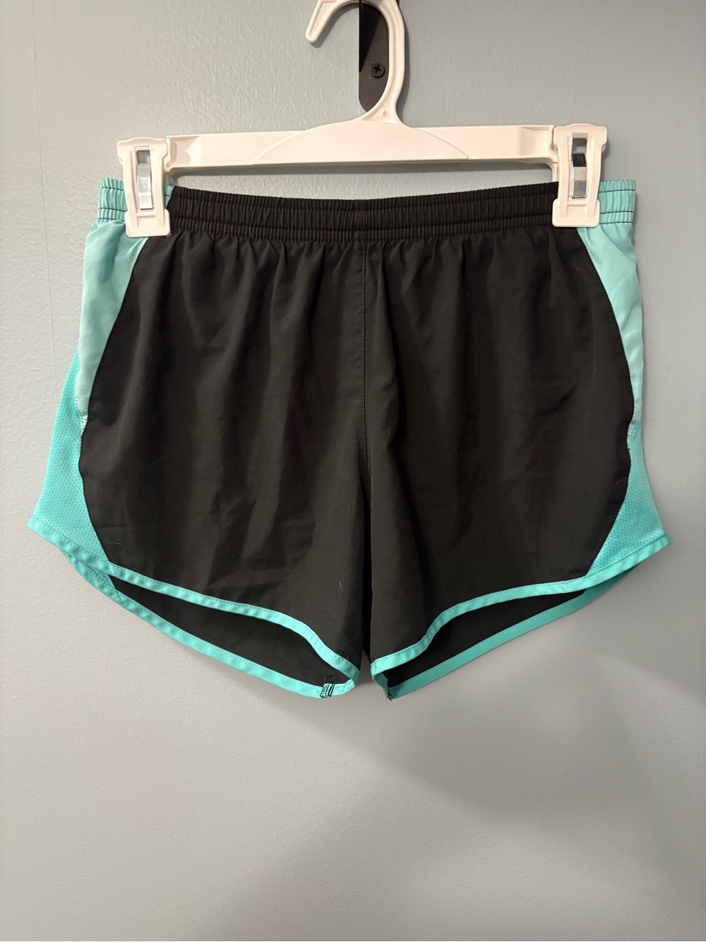 Nike Women’s Black and Mint Athletic Shorts